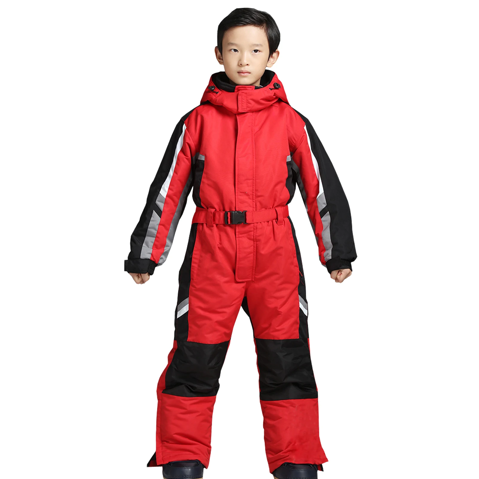 Traje de nieve impermeable de lana para niños con capucha - imagen 5