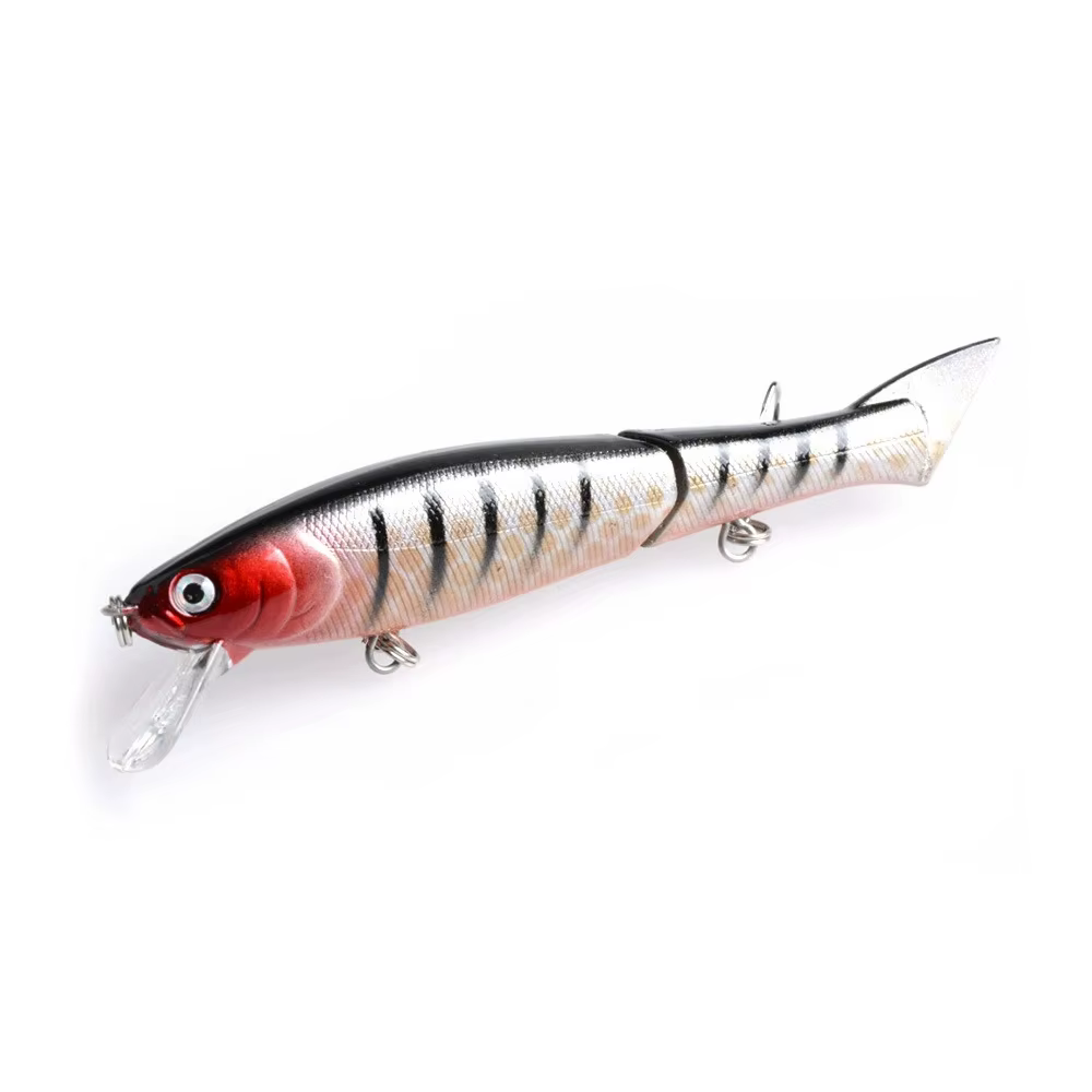 Señuelo articulado tipo minnow para trucha y siluro - imagen 3