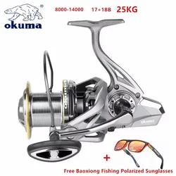 Okuma carrete giratorio cazoleta de alambre para agua dulce y salada