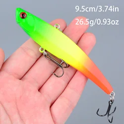 Wobbler Minnow tipo Crankbait con ojos 3D para lucio y perca