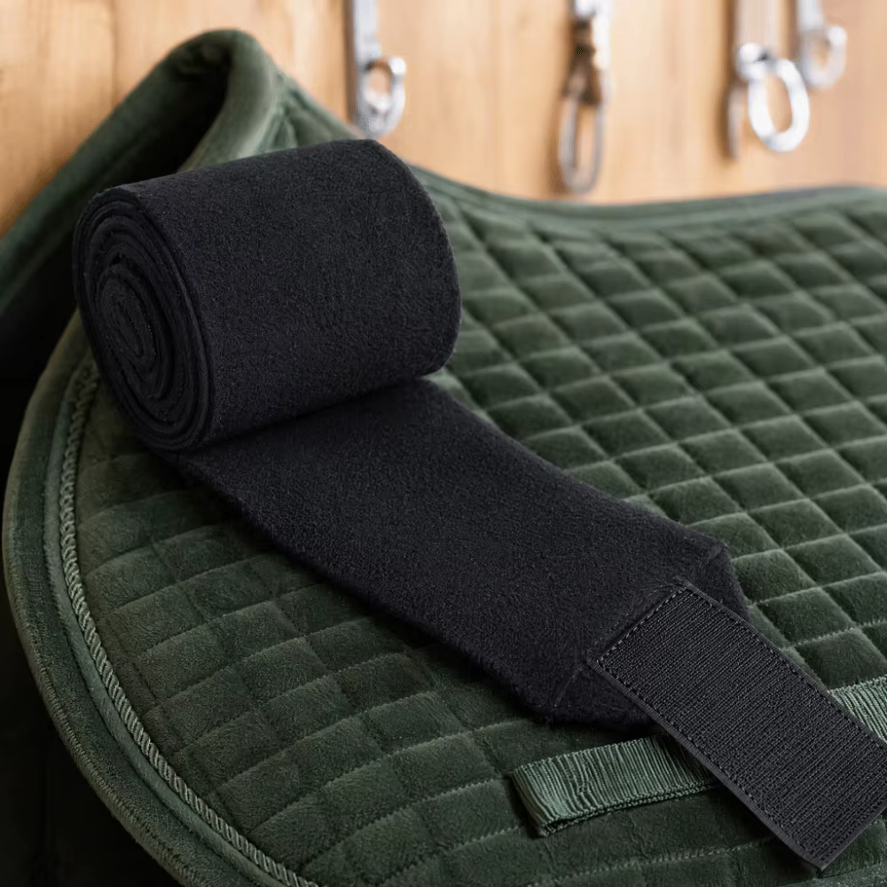 Protectores autoadhesivos para patas de caballo en rojo