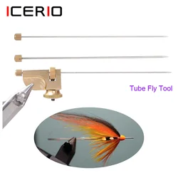 ICERIO Adaptadores Tube Fly – Latón y Acero para SalmonTube