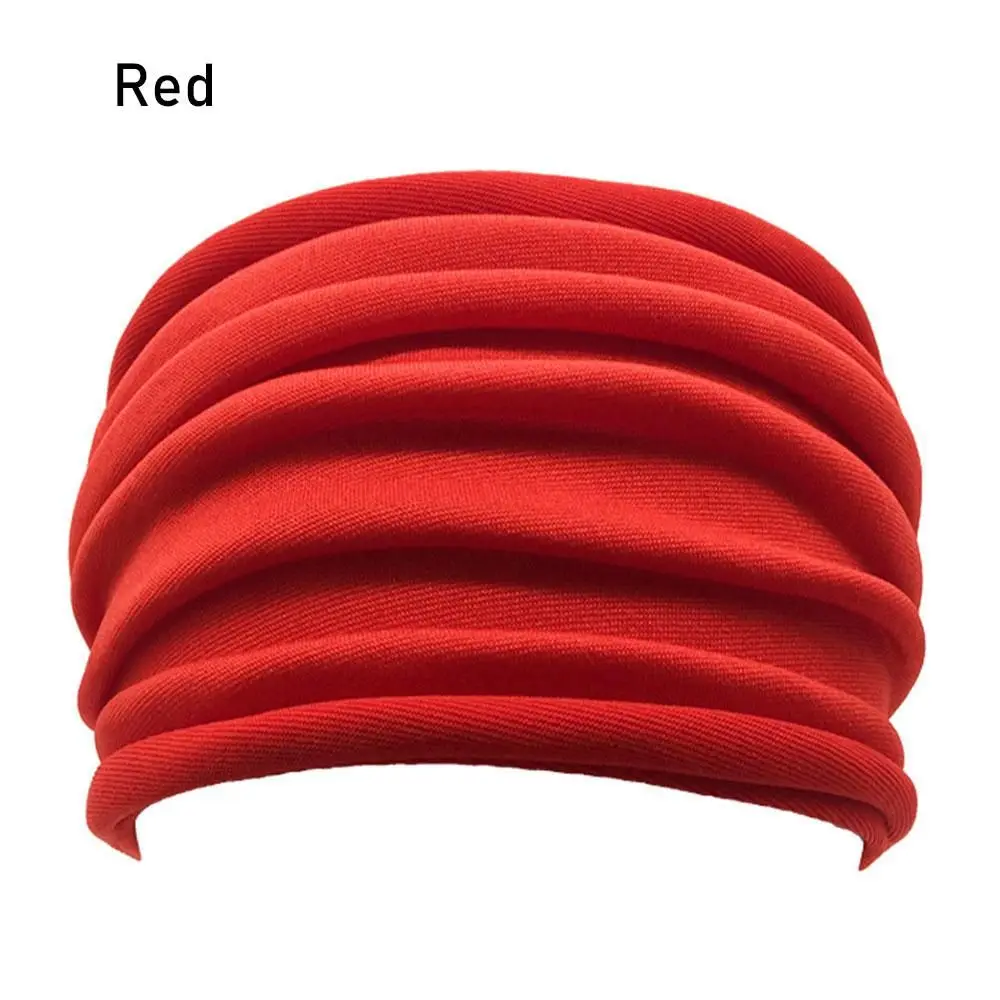 Diadema deportiva elástica antideslizante para mujer, turbante