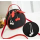 Mochila de pesca para mujer con bandolera y diseño litchi cereza