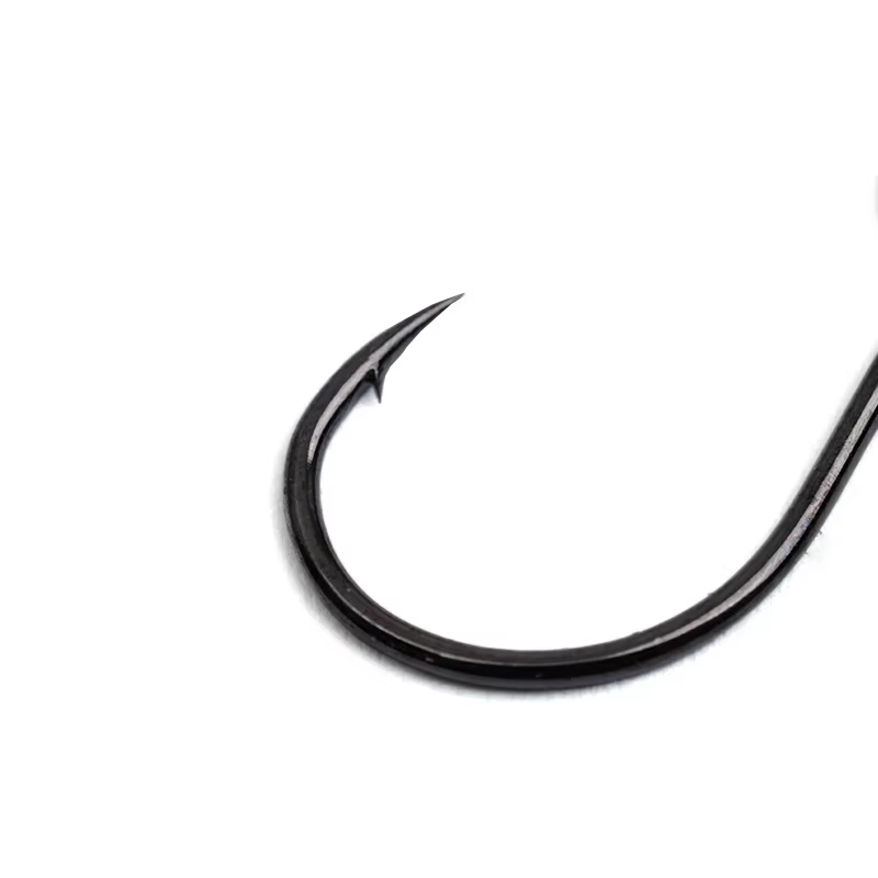Anzuelos ORIGIN S55m en línea para señuelos de pesca – Ojo grande tamaño 6 a 12 - imagen 4