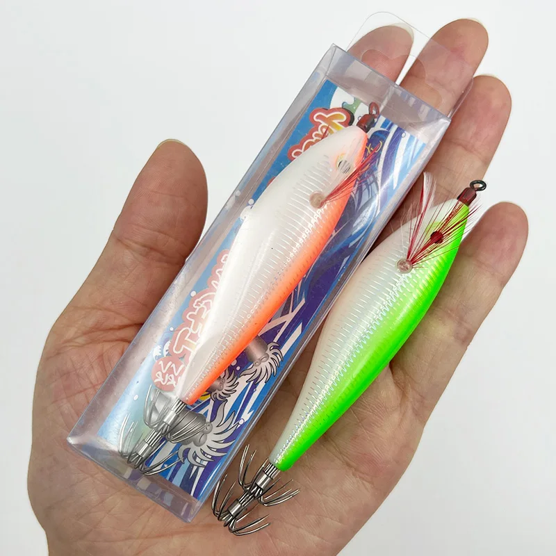 ShareShark señuelo luminoso de vinilo para camarones y calamares - imagen 5