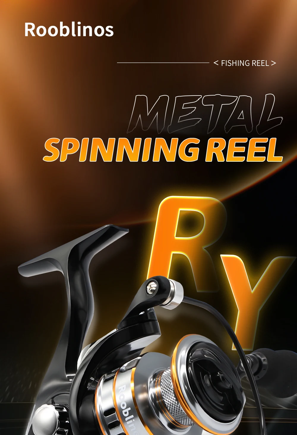 Carrete de pesca ultraligero ROOBLINOS RY
