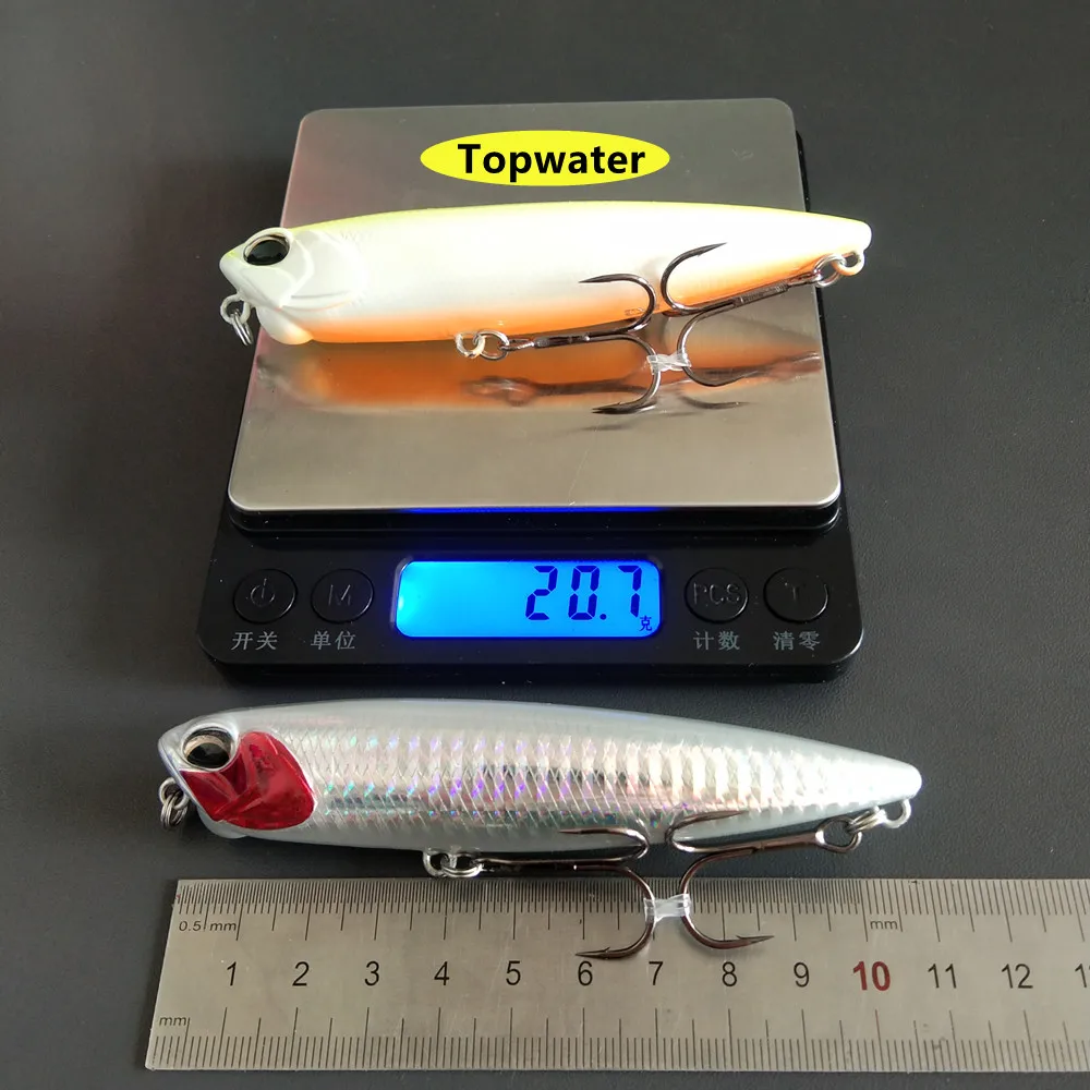 DW58 Lápiz Flotante 110mm 20,5g - Señuelo topwater para lubina - imagen 5
