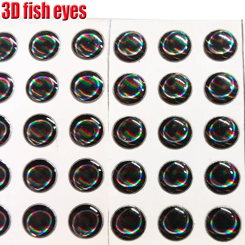 Ojos de Pez 3D en 5mm y 6mm – colores variados - imagen 3