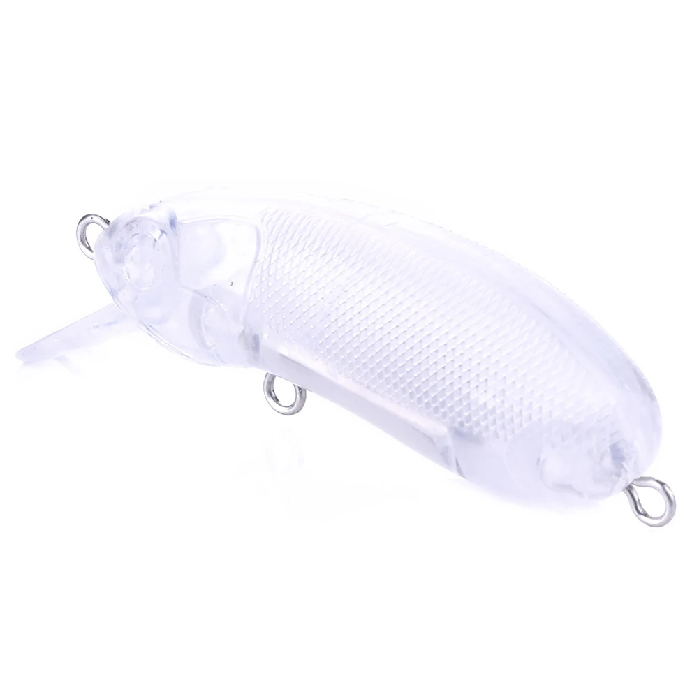 Señuelos Minnow sin pintar Free Fisher Wobbler duros para lubina