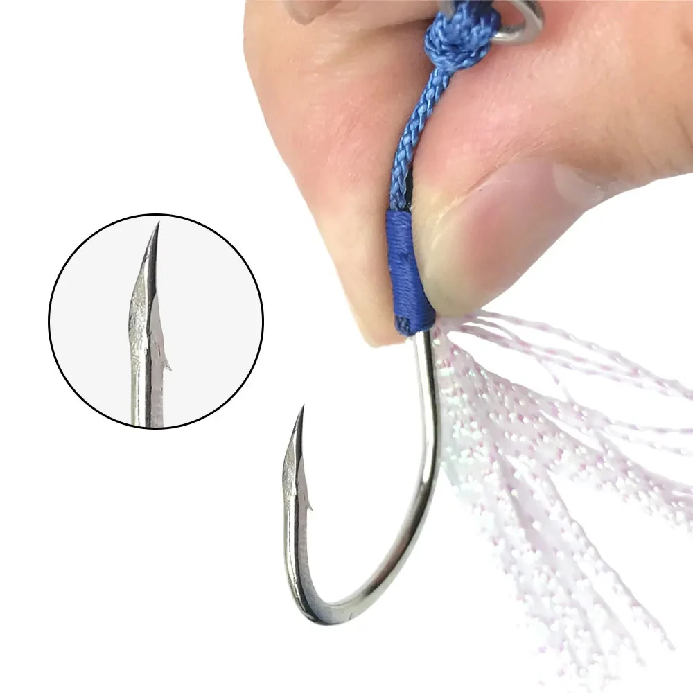 Anzuelos alta resistencia para jigging y drop