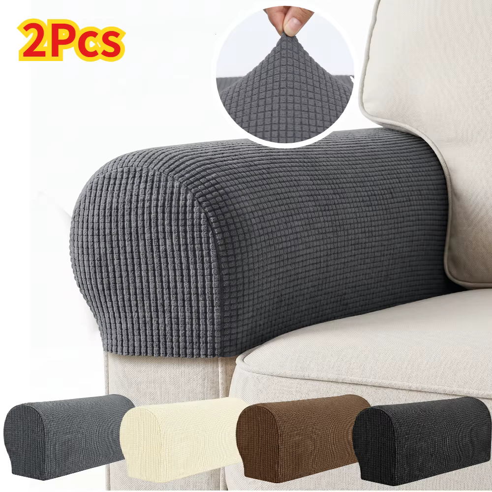 Fundas antideslizantes para reposabrazos de sofá y sillón