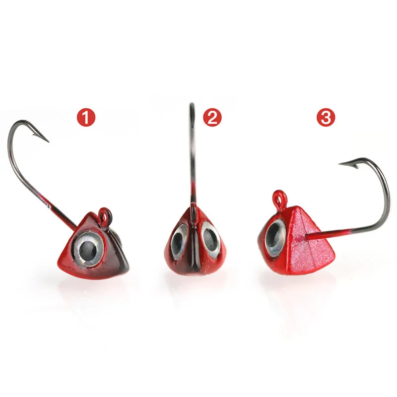 Jig Head Swimbait Cabezas para Walleye, Bass, Pike y Trucha 2g-4g - imagen 2