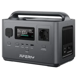 Generador solar portátil AFERIY LiFePO4 para exterior, estación