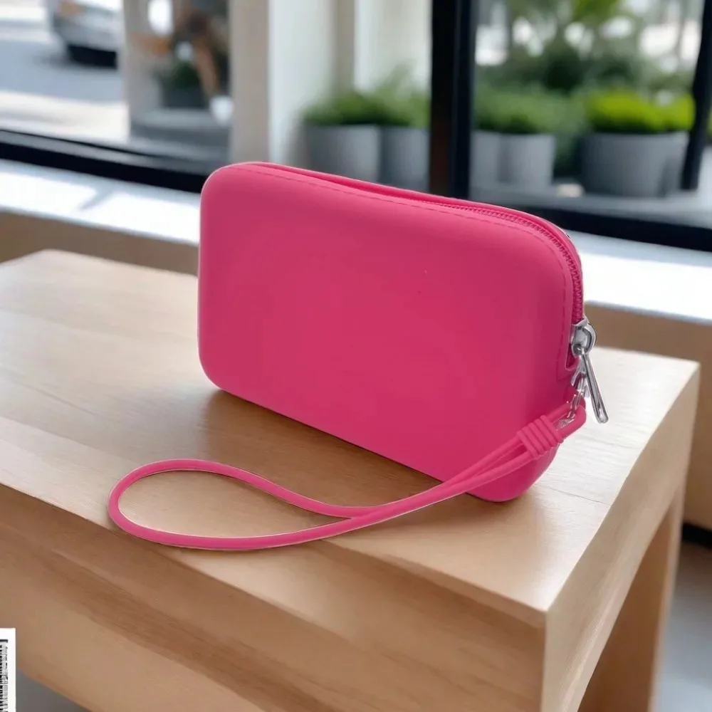 Monedero de silicona impermeable con cierre para viaje - imagen 3