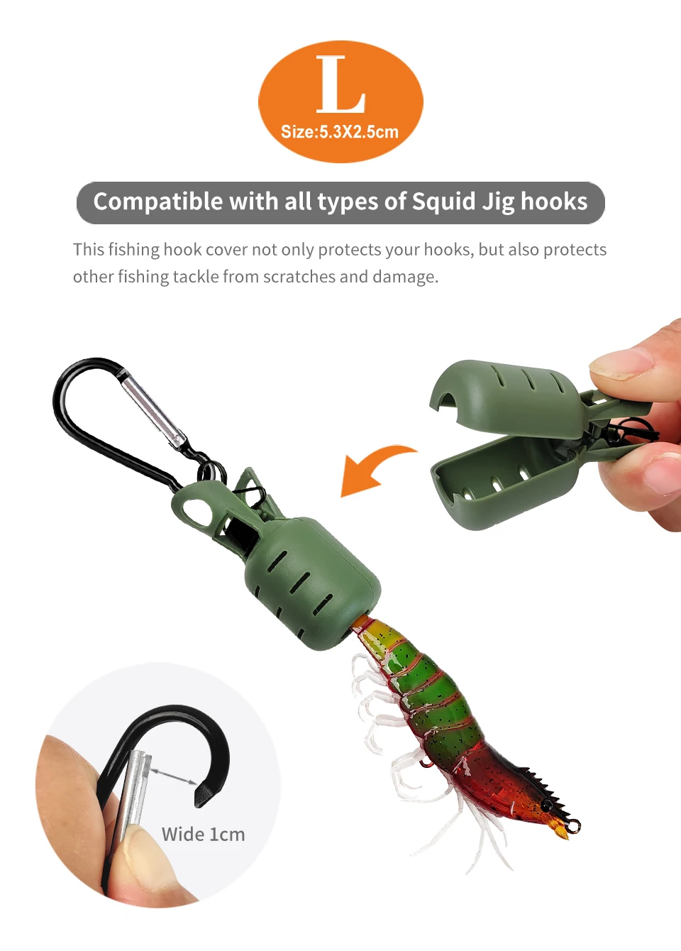 Kit de 6 protectores para accesorios de pesca marina