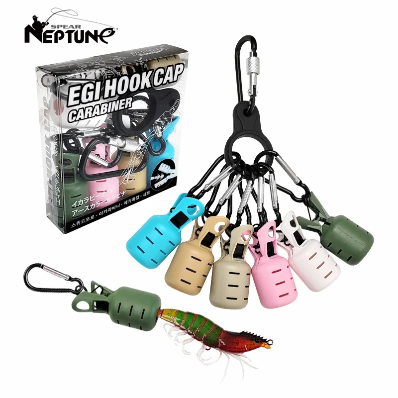 Protector Egi para cebos de calamar – Kit con fundas y mosquetón - imagen 2