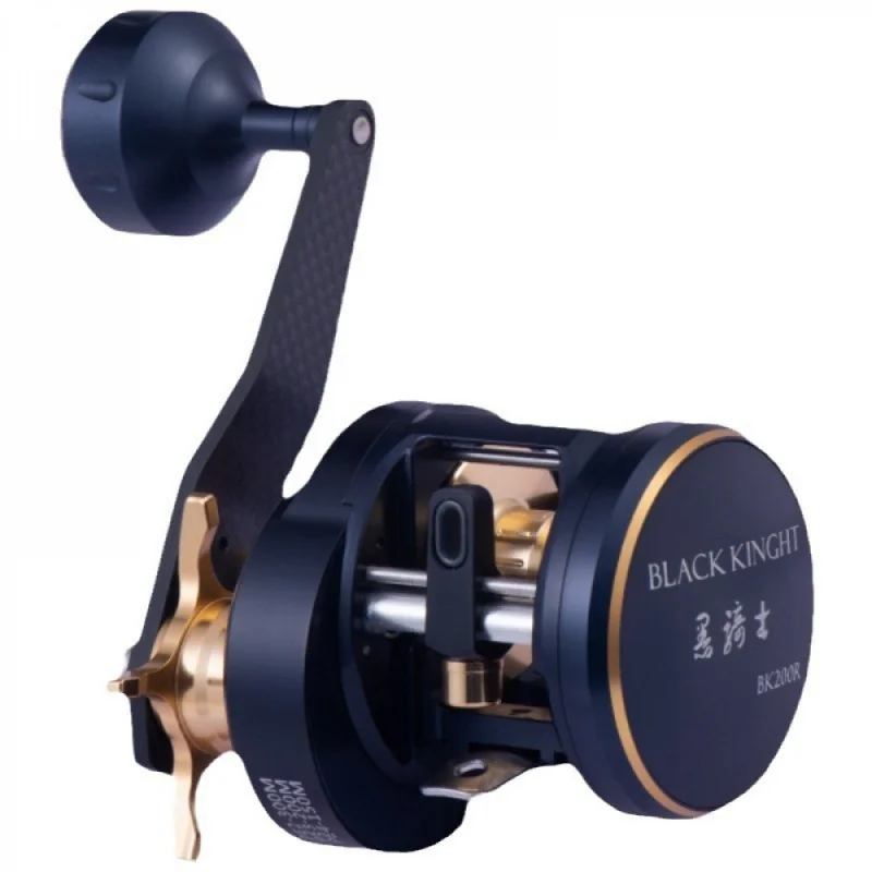 Carrete Black Knight BK200R ultraligero agua salada – guía de línea