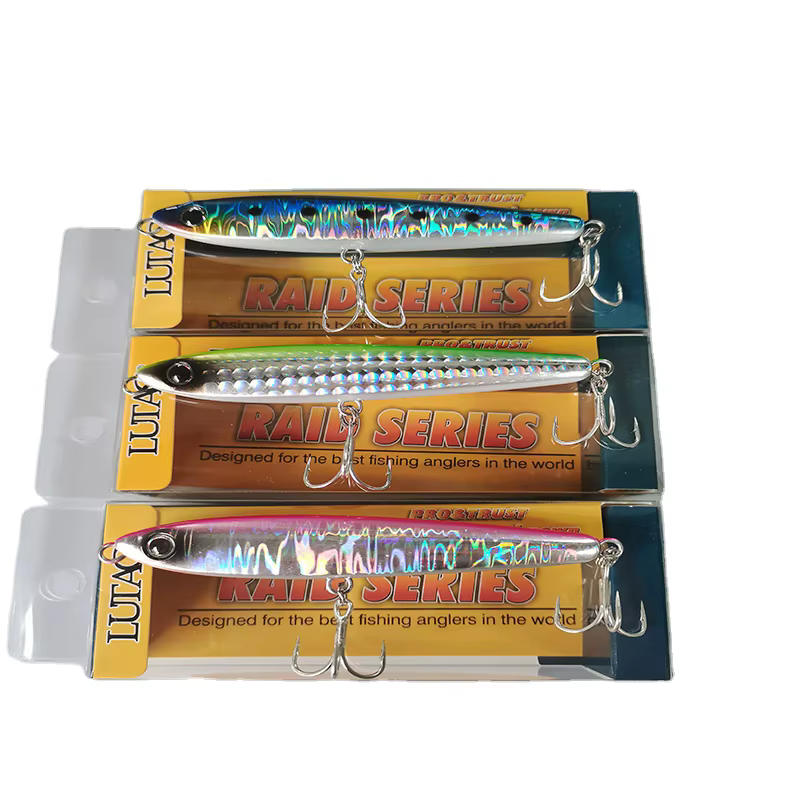 LUTAC Señuelo Bolander hundido 85mm 25g lubina trucha - imagen 4