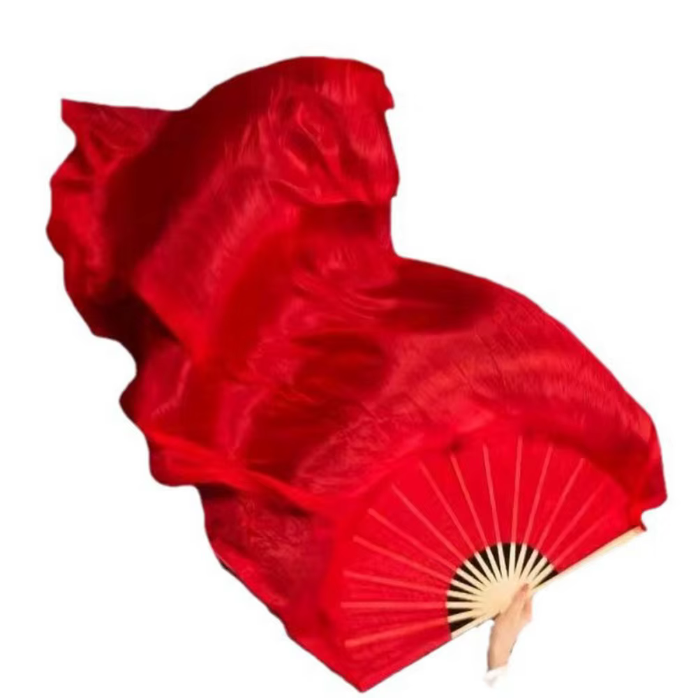 Abanico para Baile Danza del Vientre 120 cm Degradado Multicolor – Accesorio Danza - imagen 4