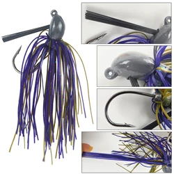 Señuelo de lubina Buzzbait con protección anti-planta Free Fisher