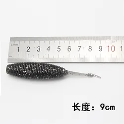 Señuelo Swimbait shad flotante y hundible con aroma a pescado