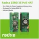 Radxa ZERO 3E PoE HAT – Módulo con alimentación Power over Ethernet - imagen 2