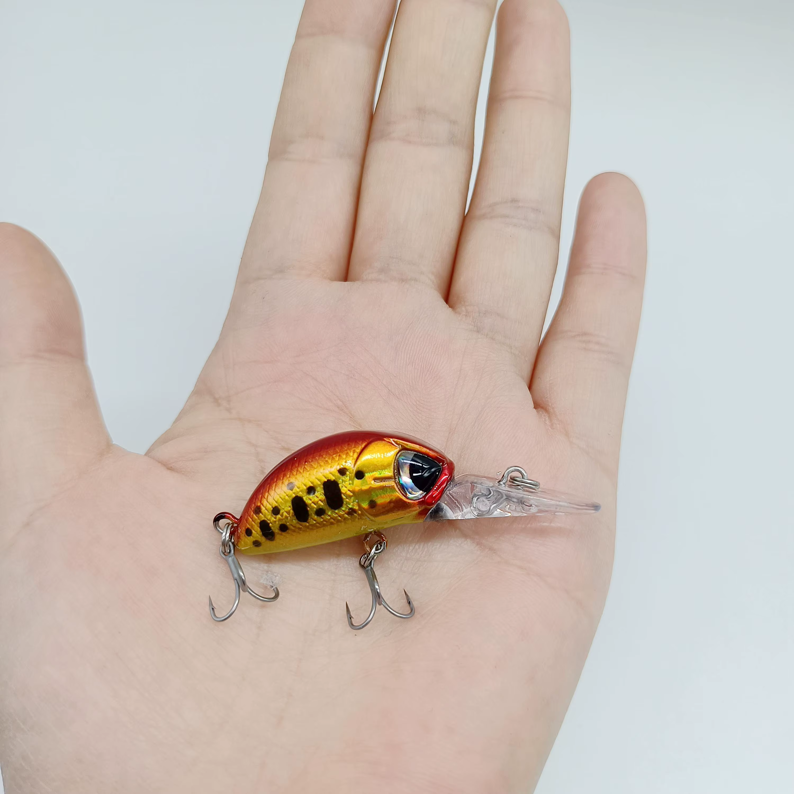 DUODUOYU Crankbait Minnow flotante para señuelos duros Wobbler - imagen 3