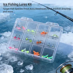 Wifreo Kit Ninfa para pesca en hielo — cabezas latón epoxi UV Invierno