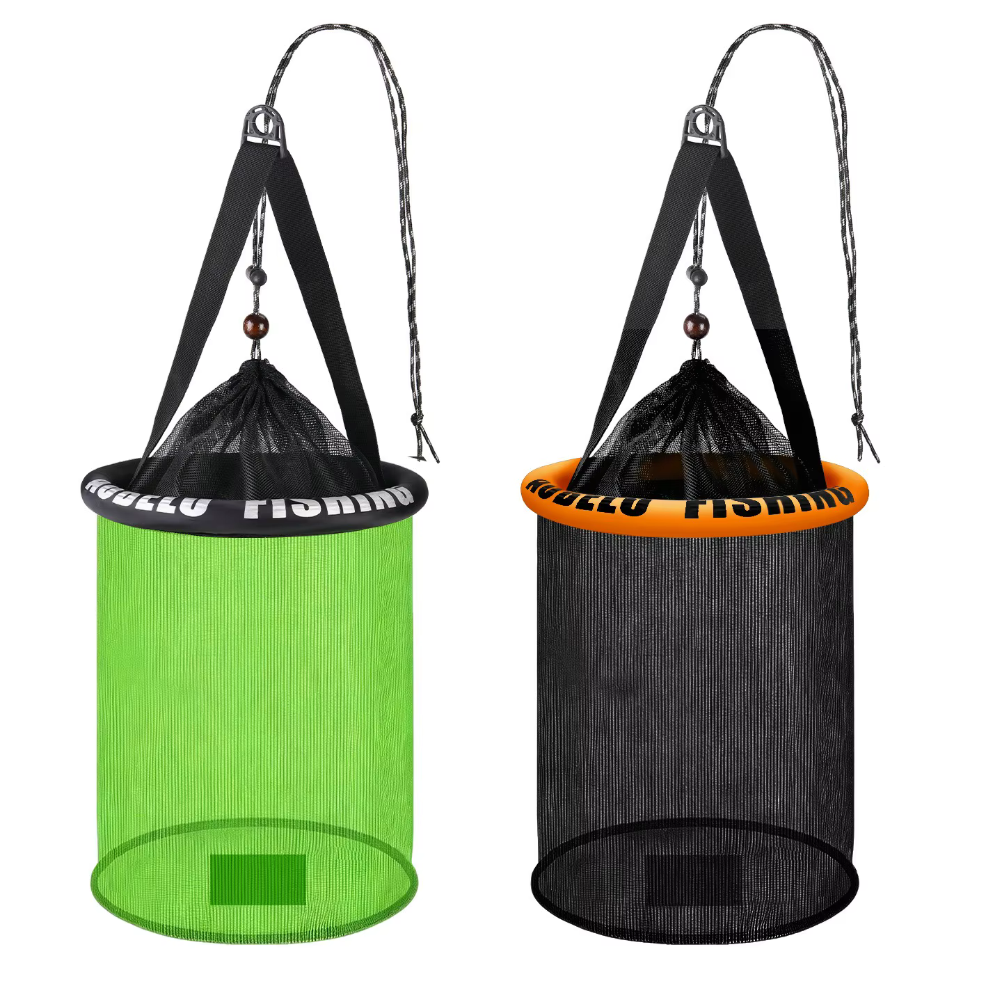 Cesta de Pesca Plegable Flotante QAJTAO – Jaula para Cangrejos y Camarones - imagen 5