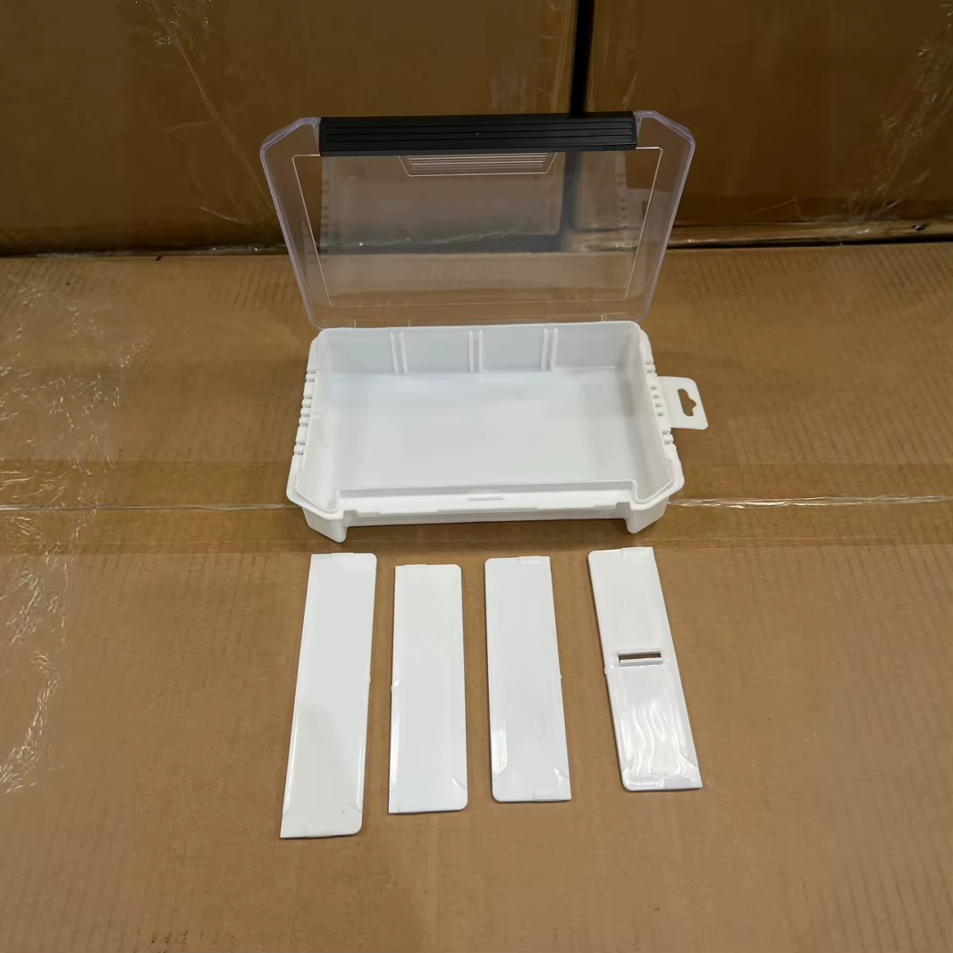 Caja aparejos de pesca portátil organizador señuelos gran capacidad - imagen 4