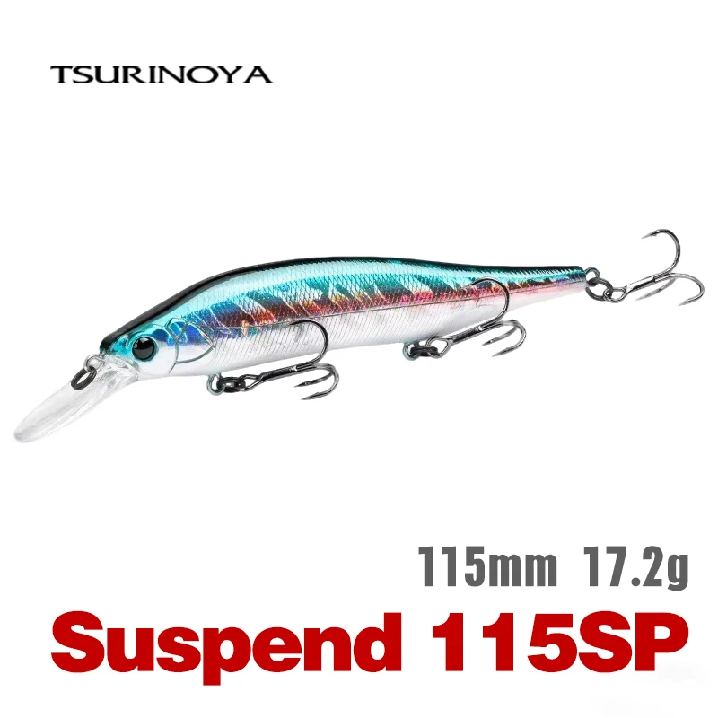 Tsurinoya 115SP Jerkbait Minnow – Suspensión 115mm para Pike y Bass