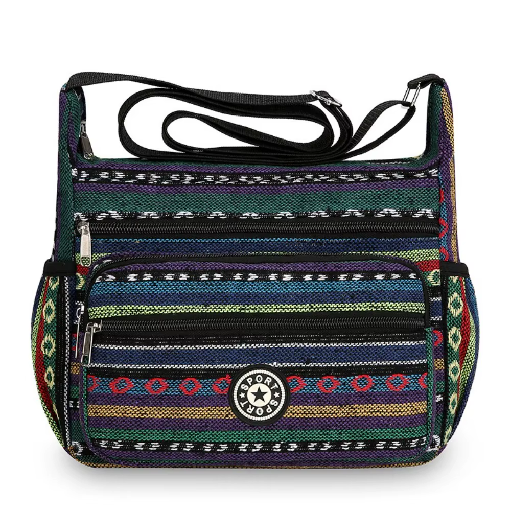 Bolso bandolera multicolor para exteriores