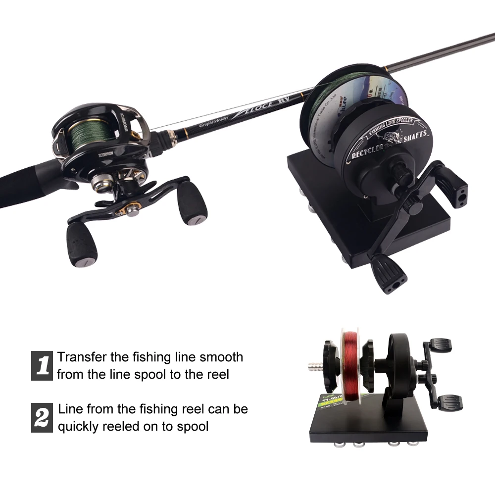 Enrollador de línea retráctil con ventosa para carretes de pesca - imagen 4