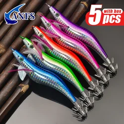 ANFS Jigs para calamar y pulpo – señuelo duro agua salada