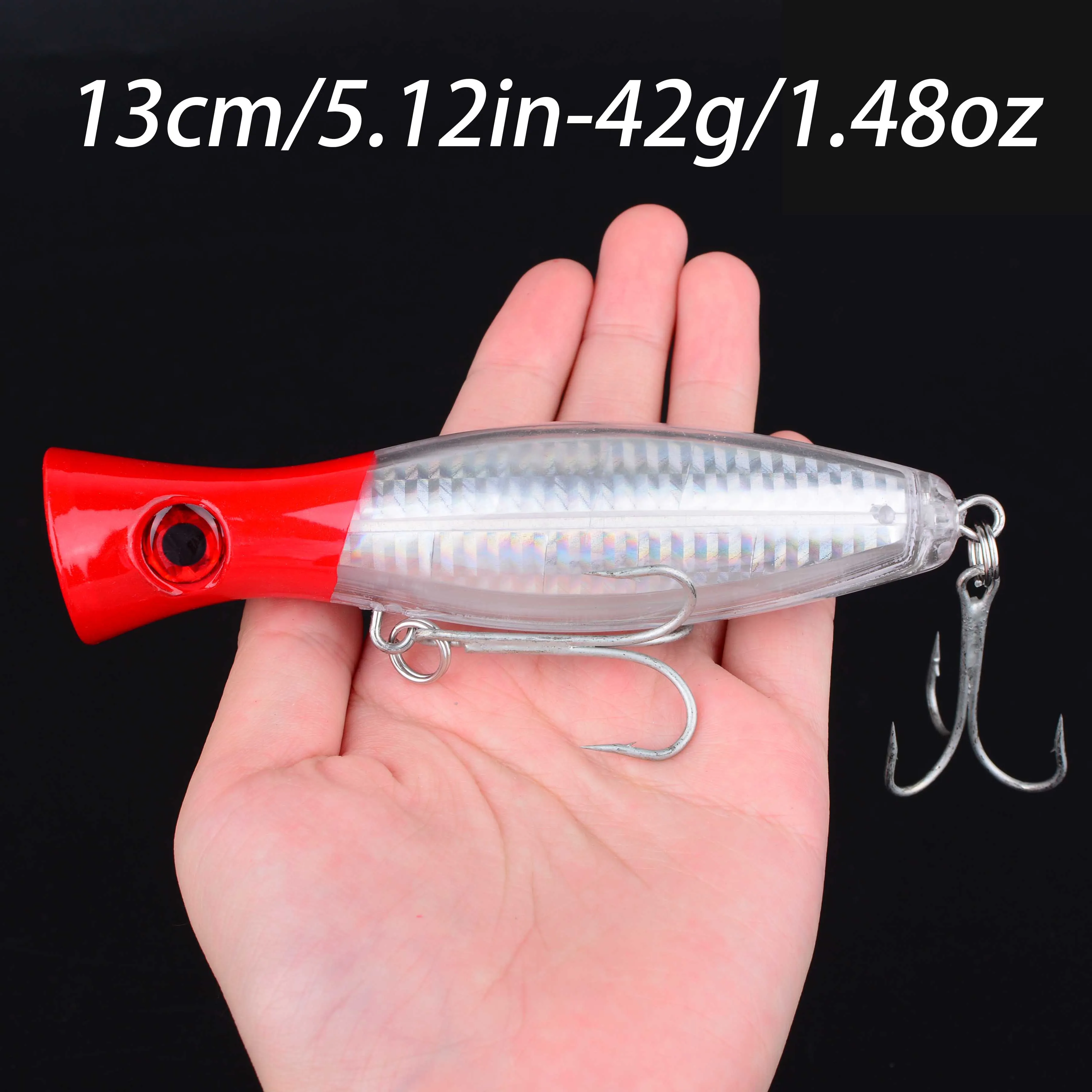 Señuelo Popper Wobbler flotante para pesca en superficie y trolling - imagen 2