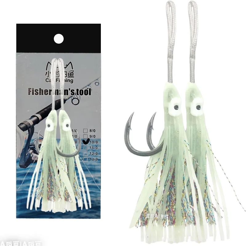 Anzuelos Jigging lento JigHook Assis luminosos para calamar - imagen 4