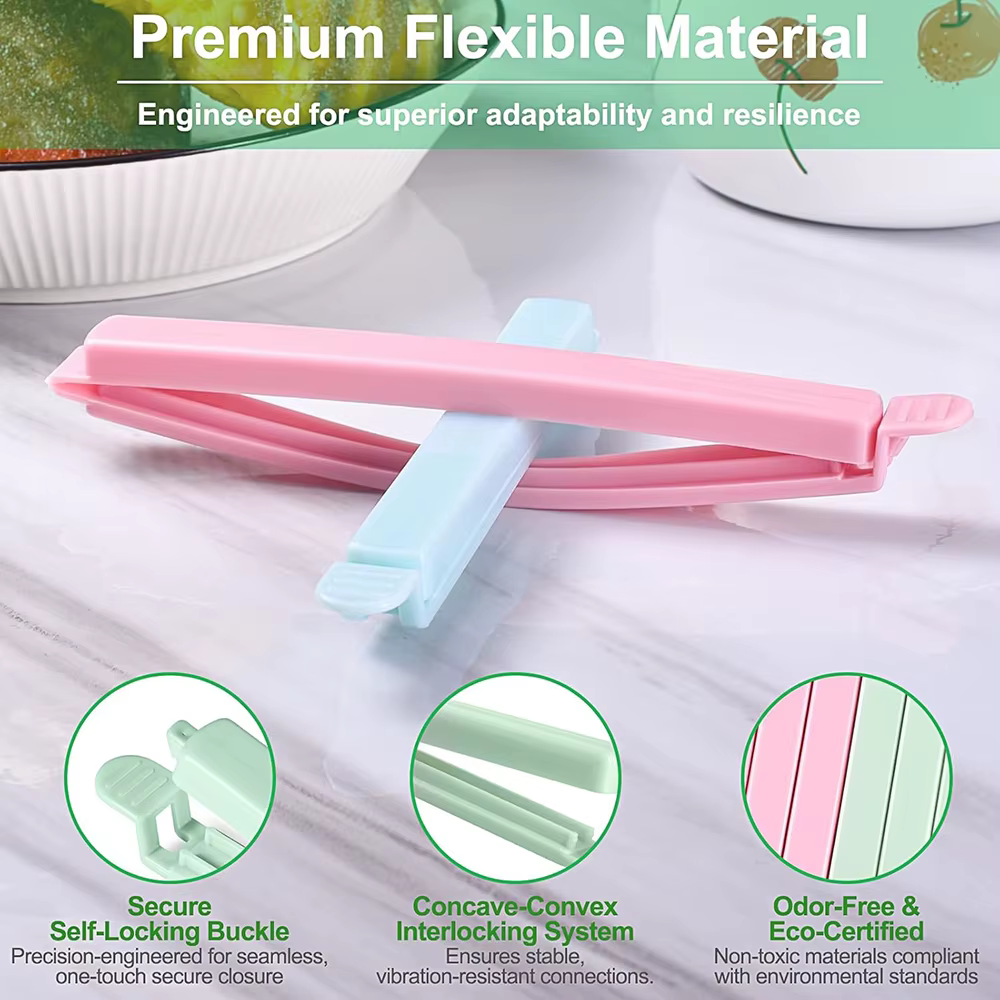 Clips de sellado reutilizables para bolsas de cebo de pesca - imagen 4