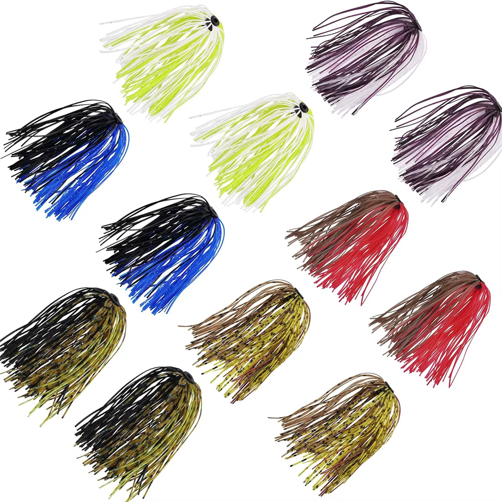 Faldas de silicona para Spinnerbaits y Buzzbaits – Repuesto DIY