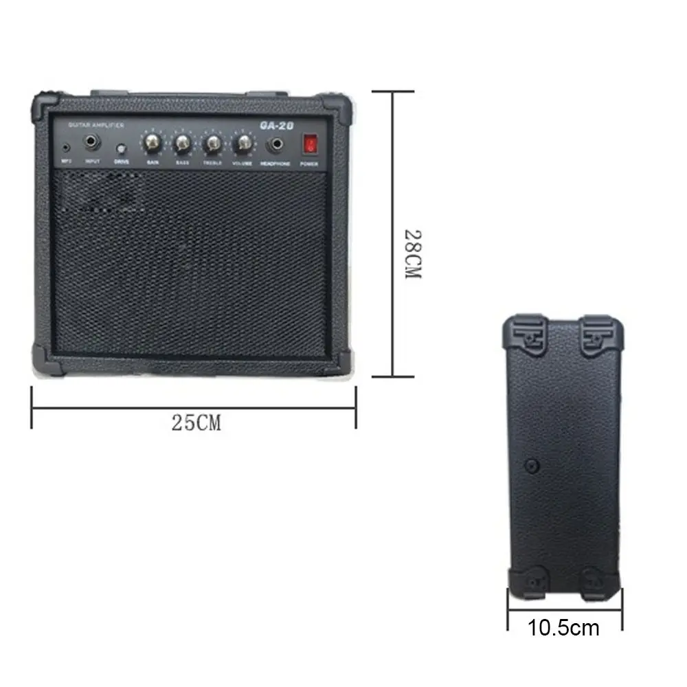 Amplificador combo de guitarra negro
