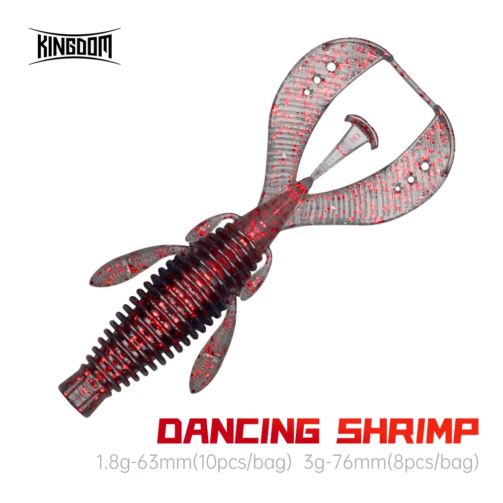 Swimbait Camarón Flotante Kingdom Dancing – TPE para Bass y Pike - imagen 5