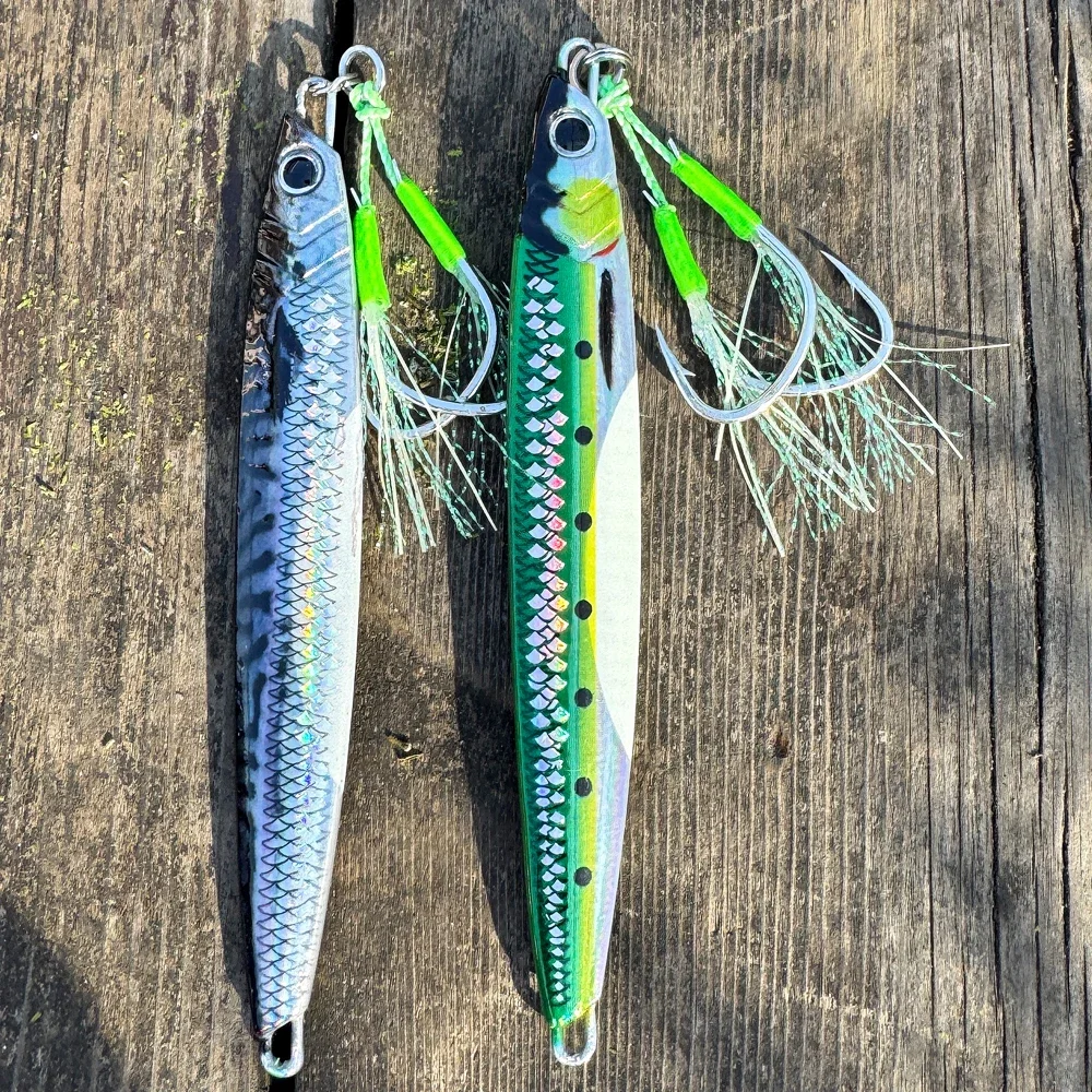GOBAIT Jig metálico doble anzuelo para pesca en el mar - imagen 5