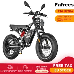 FAFREES F20 Bicicleta eléctrica Fattire con freno hidráulico
