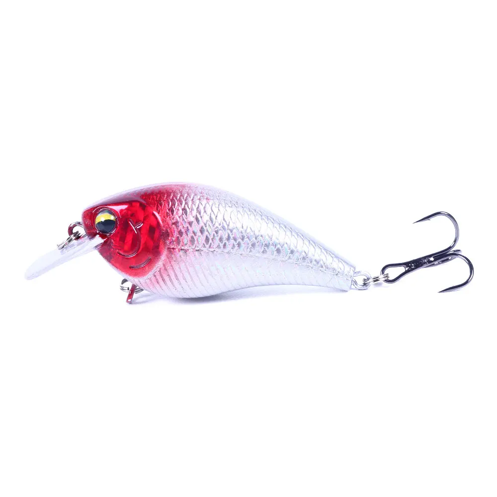 Señuelo Crankbait cuadrado 7cm – Escamas láser para lubina y lucio - imagen 2