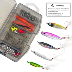 Microjigs de hundimiento Free Fisher: señuelos verticales cuchara