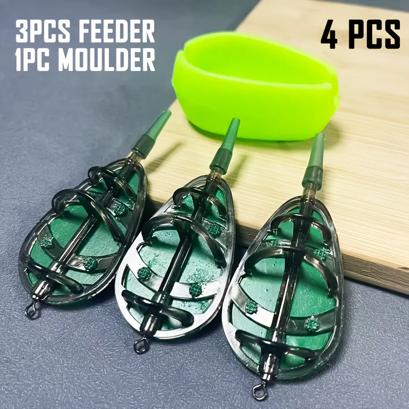 Alimentador de cebo 3 en 1 para pesca de carpa