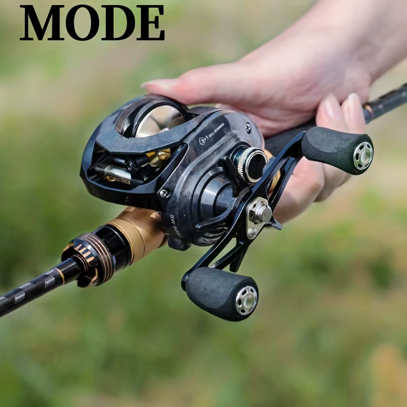 Carrete Baitcasting SW 6.4:1 Fibra Carbono – 35lb Arrastre Agua Dulce y Salada - imagen 5