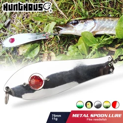 Hunthouse Spoon Metal – 75mm 11g Cobre Señuelo para Lucio