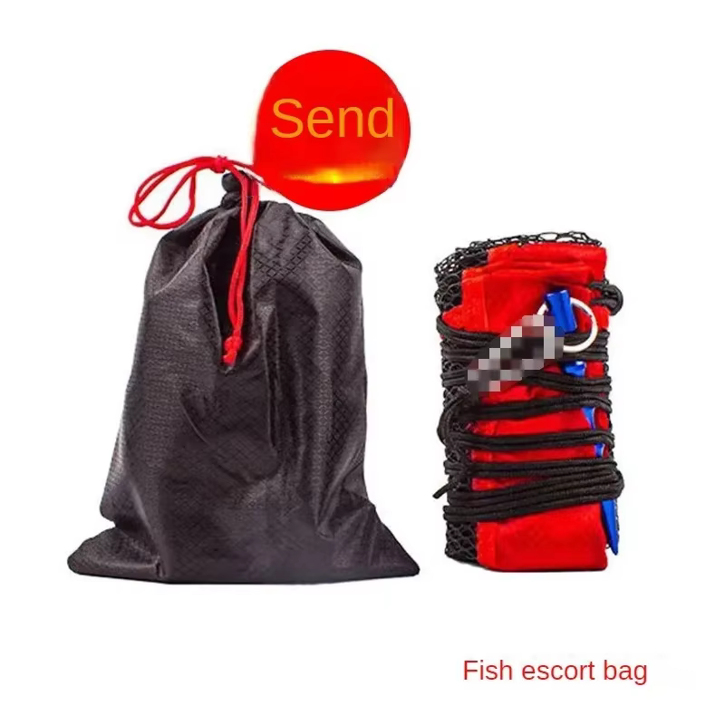 Cesta de pesca pliable – Red y cierre cordón - imagen 2