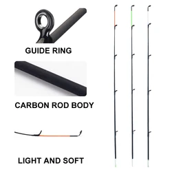 Caña Feeder FTK Composite Vidrio-Carbono – Ligera
